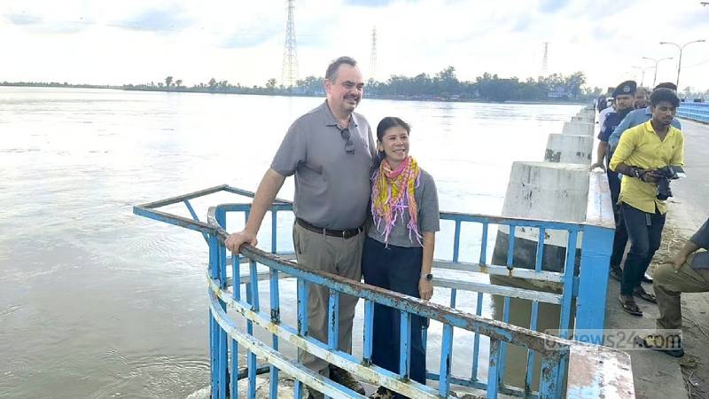 তিস্তা ব্যারাজ পরিদর্শনে মার্কিন রাষ্ট্রদূত