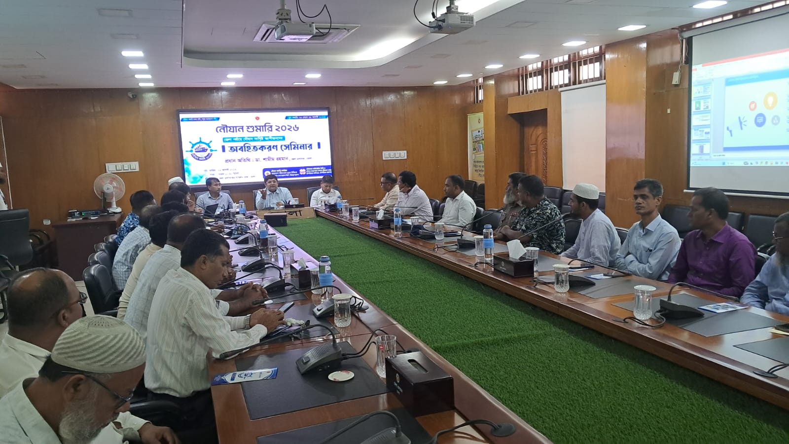 ভোলায় নৌযান শুমারি উপলক্ষে অবহিতকরণ সেমিনার অনুষ্ঠিত