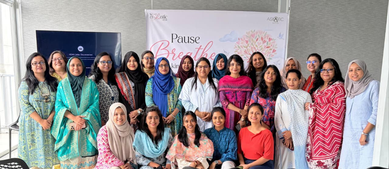 নারী কর্মীদের মানসিক সুস্থতায় ‘হার এশিয়াটিক সার্কেল’ ও ‘সুখী’র যৌথ সেশন
