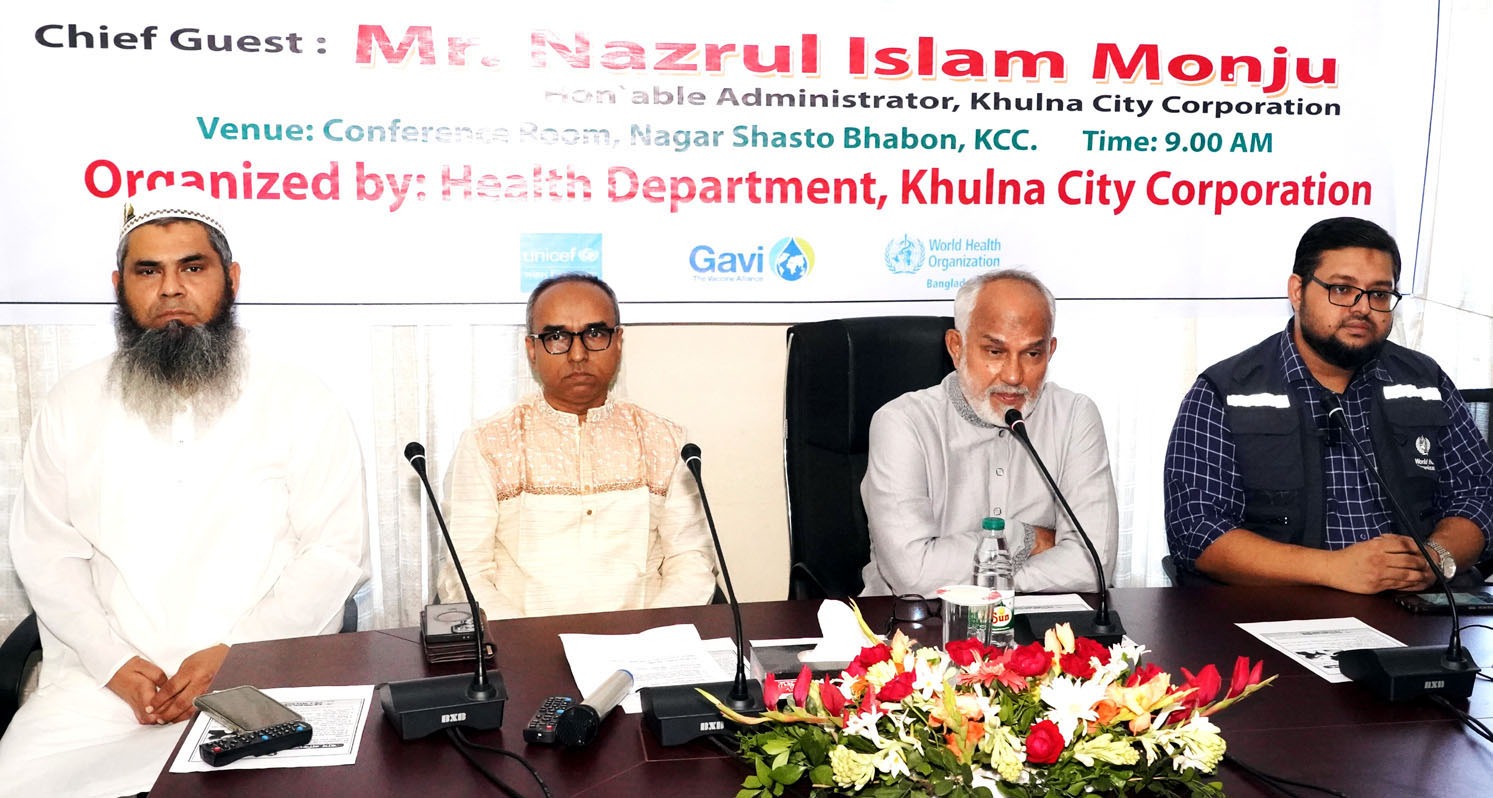 শিশুদের স্বাস্থ্য সুরক্ষায় সরকার অত্যন্ত যত্নবান: কেসিসি প্রশাসক