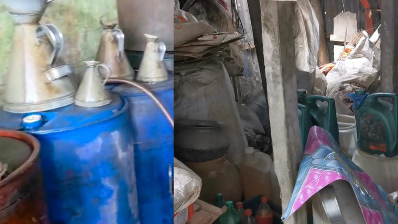 পাবনায় গোয়ালঘর থেকে দেড় হাজার লিটার জ্বালানি তেল জব্দ