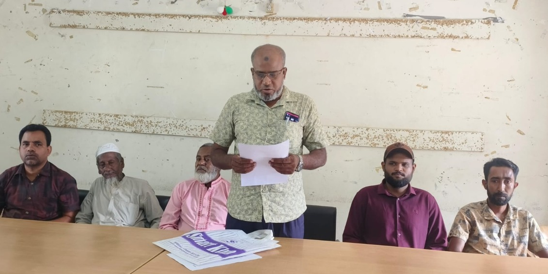 ঝিনাইদহে অপপ্রচারের প্রতিবাদে সংবাদ সম্মেলন