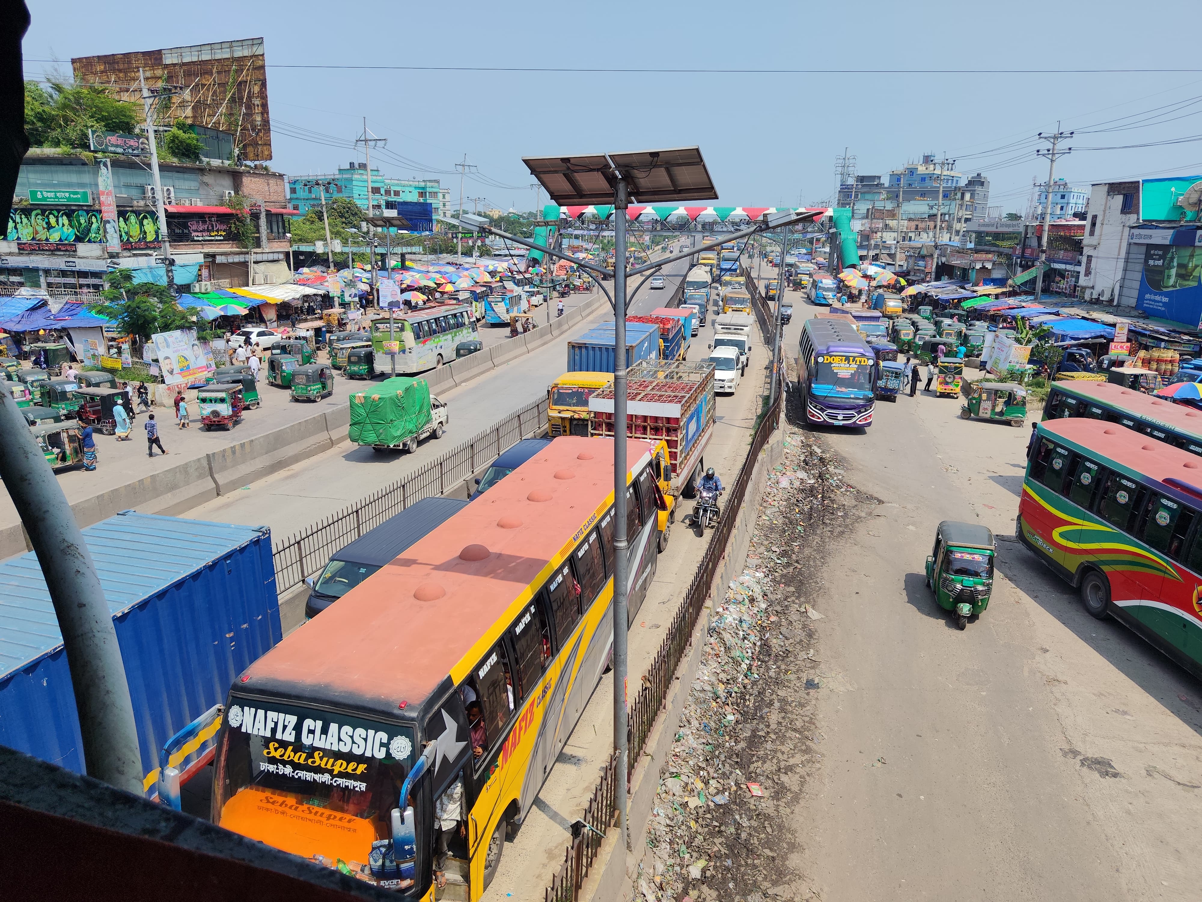 সেতুর সংস্কার কাজে ঢাকা চট্টগ্রাম মহাসড়কে ধীর গতির যানজট, সংস্কার কাজ শেষ হবে বুধবার