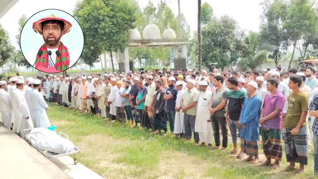 টাঙ্গাইলের আলোচিত কৃষক কবির হোসেনের দাফন সম্পন্ন