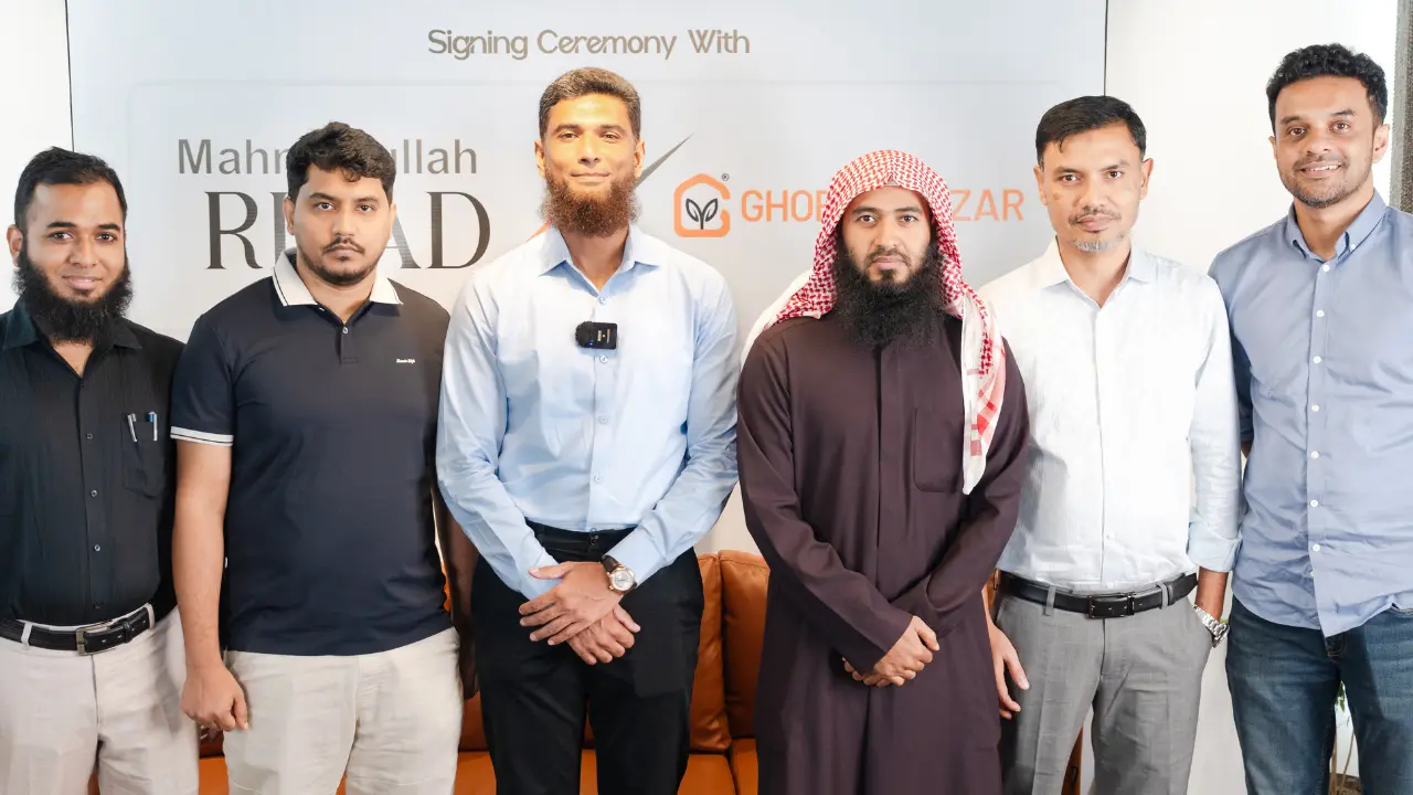 ‘ঘরের বাজার’-এর ব্র্যান্ড অ্যাম্বাসেডর হলেন মাহমুদউল্লাহ রিয়াদ
