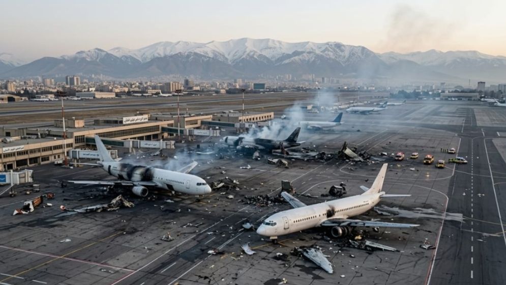 তিন বিমানবন্দরসহ ইরানজুড়ে ব্যাপক হামলা ইসরাইলের