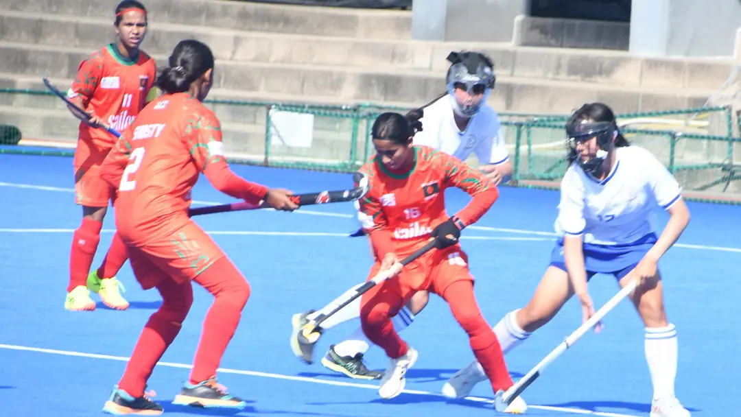 জাপানে জিতল বাংলাদেশের নারী হকি দল
