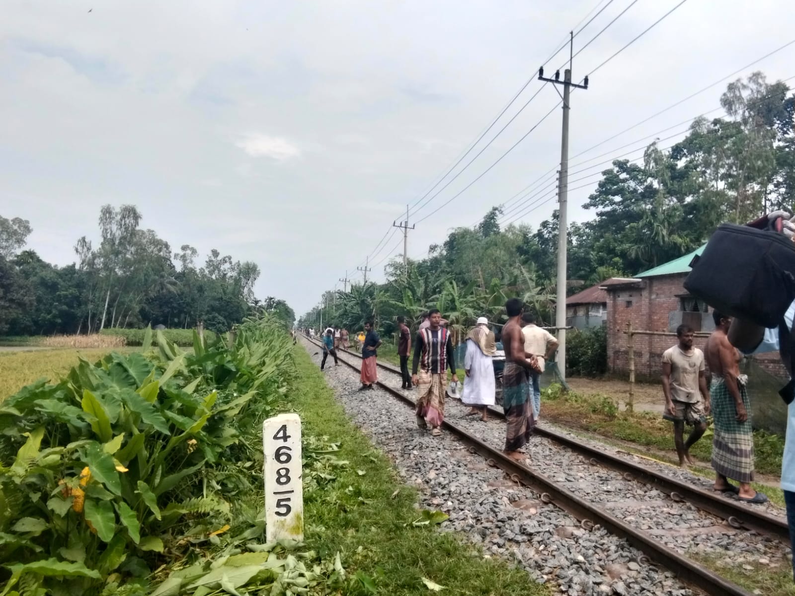 কালীগঞ্জে ছাগল বাঁচাতে গিয়ে ট্রেনের ধাক্কায় গৃহবধূর মৃত্যু