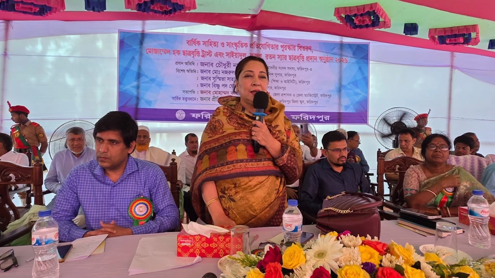 শিক্ষার্থীদের মাদক,জুয়া, মোবাইল আসক্ত থেকে দুরে থাকার আহ্বান এমপির