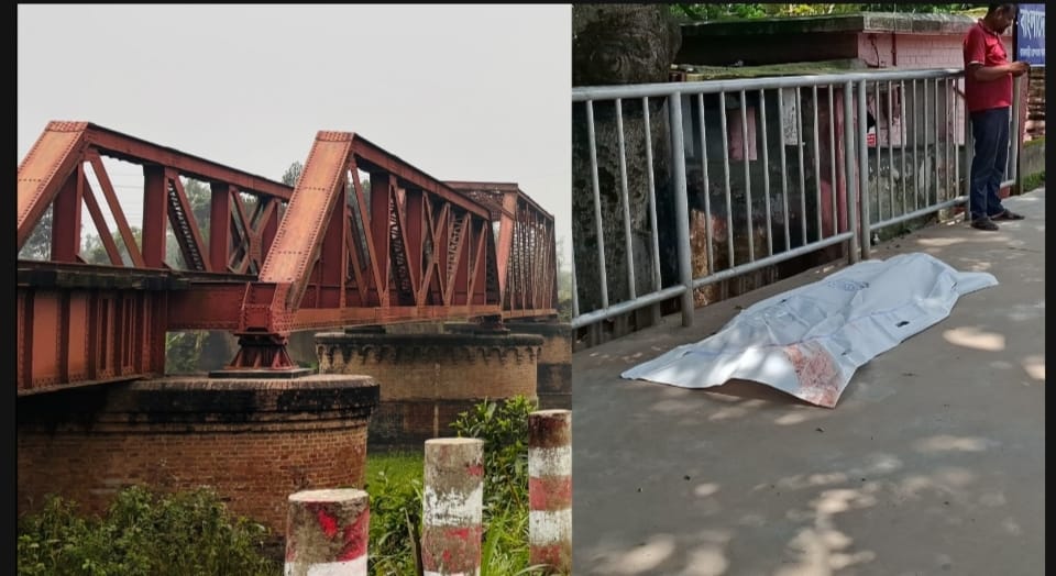 কালুখালীর কালিকাপুর রেলব্রিজে ধাক্কা লেগে অজ্ঞাত যুবকের মৃত্যু