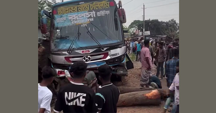 কালীগঞ্জে রুপসা বাসের ধাক্কায় বাইসাইকেল চালক নিহত