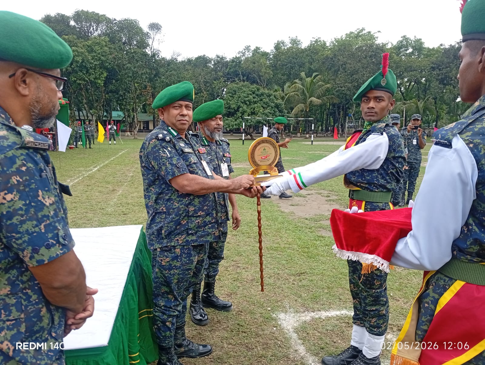 লালমনিরহাট আনসার ব্যাটালিয়নের নবীন সিপাহিদের প্রশিক্ষণ সমাপনী, কুজকাওয়াজ অনুষ্ঠিত