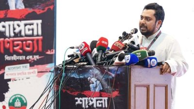 দেশের রাজনীতিতে বড় ক্ষত তৈরি করেছে শাপলা গণহত্যা: নাহিদ ইসলাম