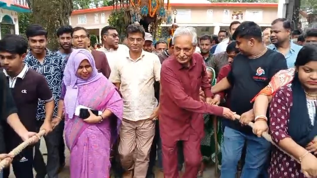 মাগুরায় জগন্নাথদেব মন্দির উদ্বোধন, রথযাত্রার শুভ সূচনা সংস্কৃতি মন্ত্রীর