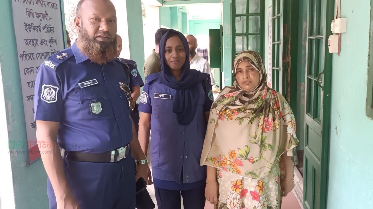 অবশেষে ফেনী পরশুরামের মাদক কারবারী ফাতেমা পুলিশের জালে