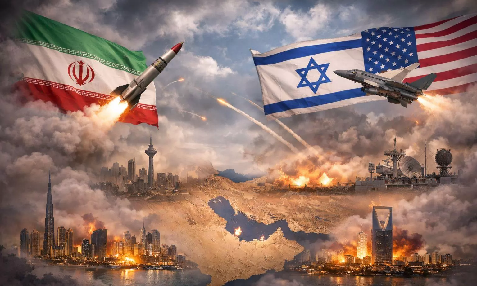 মধ্যপ্রাচ্যে যুদ্ধের রেশে মিসাইলের নিচে চাপা ‘রক্তের পরিসংখ্যান’