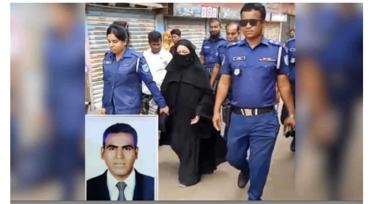 নারায়ণগঞ্জে স্বামীকে জবাই করে হত্যার অভিযোগে স্ত্রীকে গ্রেপ্তার