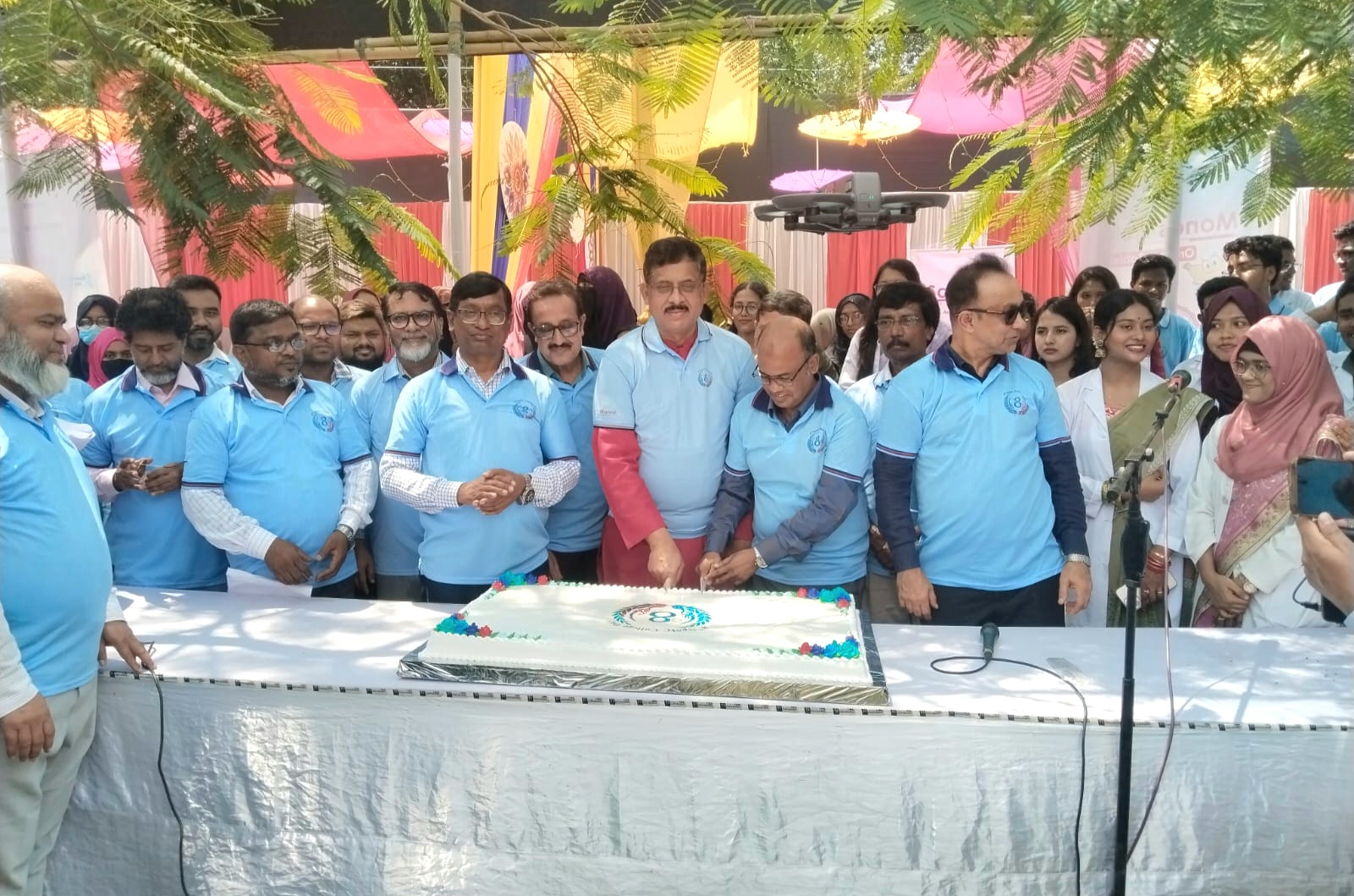 নীলফামারী মেডিকেল কলেজের ৮ম প্রতিষ্ঠাবার্ষিকী অনুষ্ঠিত