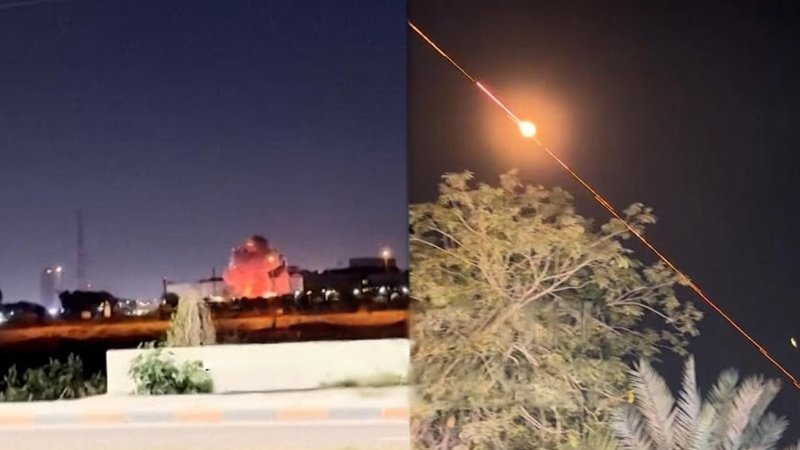 বাগদাদে মার্কিন দূতাবাসে রকেট-ড্রোন হামলা, ইসরায়েলের দিকে ক্ষেপণাস্ত্র নিক্ষেপ