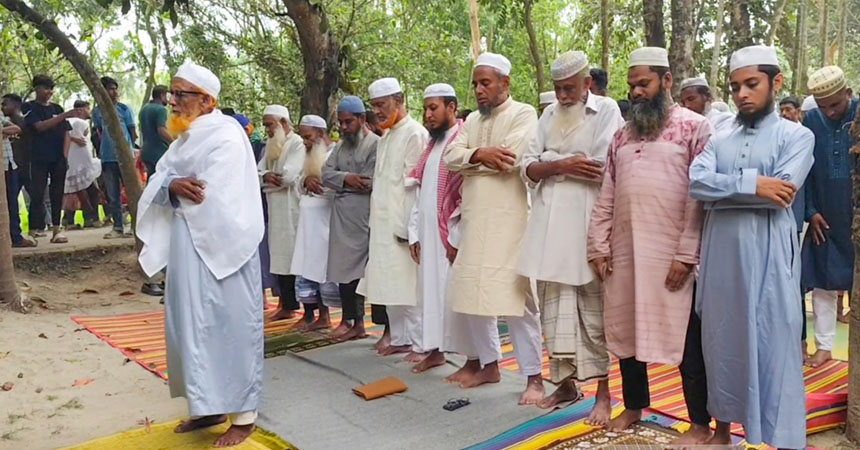 মধ্যপ্রাচ্যের দেশগুলোর সঙ্গে মিল রেখে দেশের বিভিন্ন জেলায় ঈদ উদযাপন