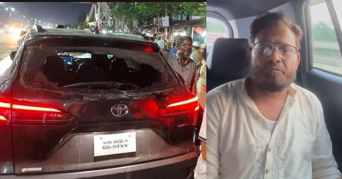 সিরাজগঞ্জে এমপির গাড়িতে হামলার অভিযোগ জামায়াত-এনসিপির বিরুদ্ধে