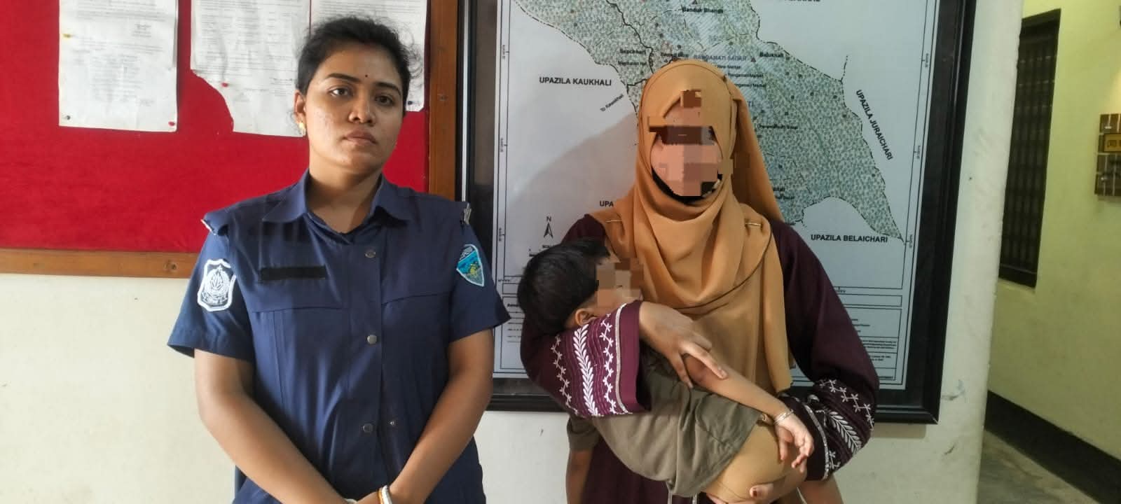 রাঙামাটিতে বিশেষ অভিযানে নিখোঁজ প্রবাসীর স্ত্রী ও শিশু উদ্ধার