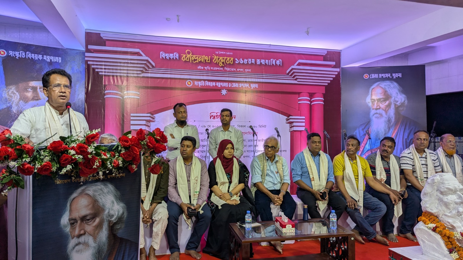বিশ্বকবি রবীন্দ্রনাথ ঠাকুর ছিলেন অসাম্প্রদায়িক চেতনার এক উজ্জ্বল প্রতীক -- আজিজুল বারী হেলাল এমপি