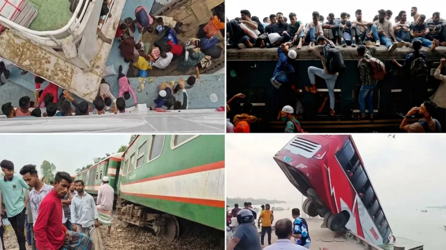 ঈদযাত্রায় সড়ক, রেল ও নৌপথে ৩৯৪ জনের মৃত্যু