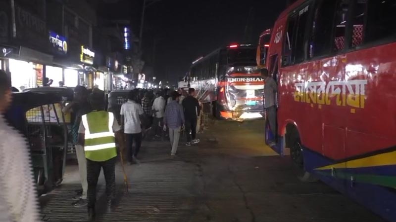 যানবাহনের চাপ বেড়েছে ঢাকা-টাঙ্গাইল মহাসড়কে, নেই যানজট