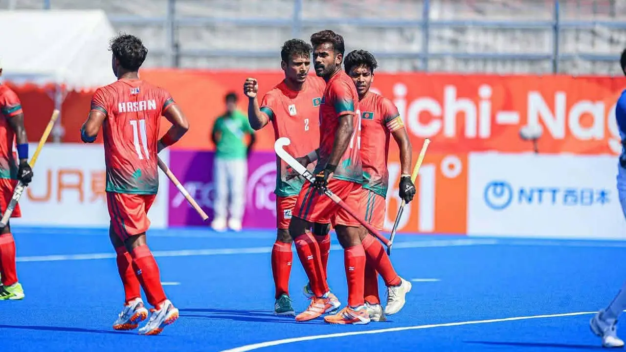এশিয়ান গেমসে হকিতে বাংলাদেশের প্রথম জয়