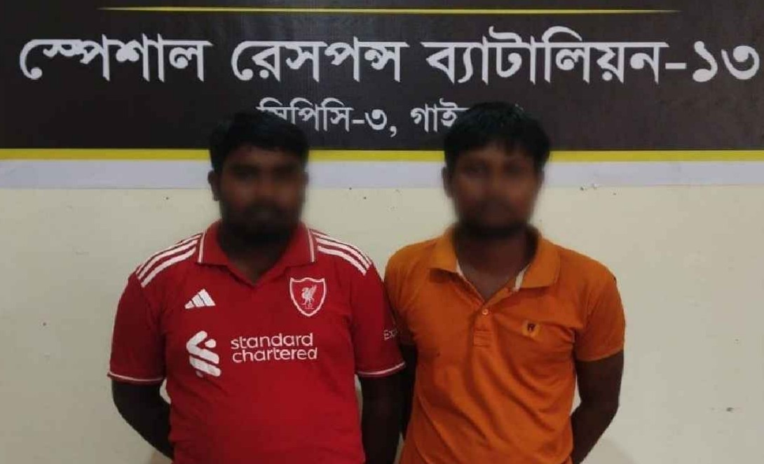 গাইবান্ধায় এআই প্রযুক্তির মাধ্যমে অর্থ হাতিয়ে নেয়ার প্রতারণর অভিযোগে দুই যুবক গ্রেফতার