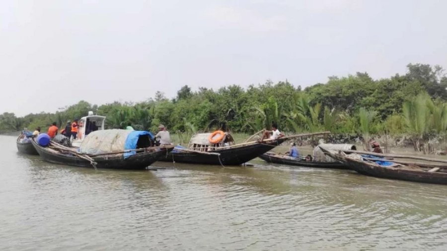পূর্ব সুন্দরবনে জাহাঙ্গীর বাহিনীর তাণ্ডব: ট্রলারসহ ১২ জেলে অপহরণ
