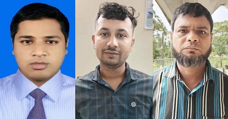 ৫১ লাখ টাকার চেক জালিয়াতির ঘটনায় :  ফেনীর ফুলগাজী উপজেলা পরিষদের তিন কর্মচারী গ্রেফতার