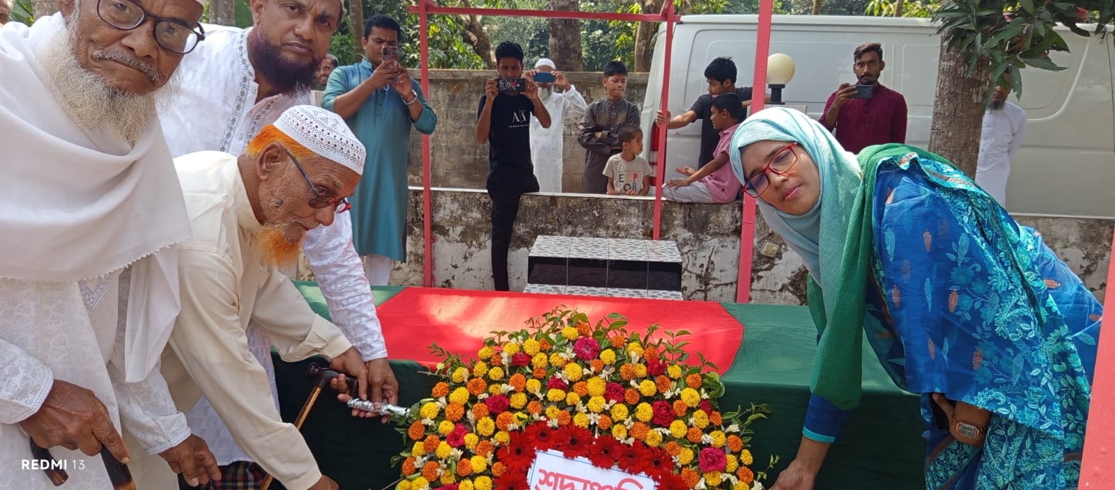 বিরলীতে বীর মুক্তিযোদ্ধা আবদুল গোফরানের রাষ্ট্রীয় মর্যাদায় দাফন