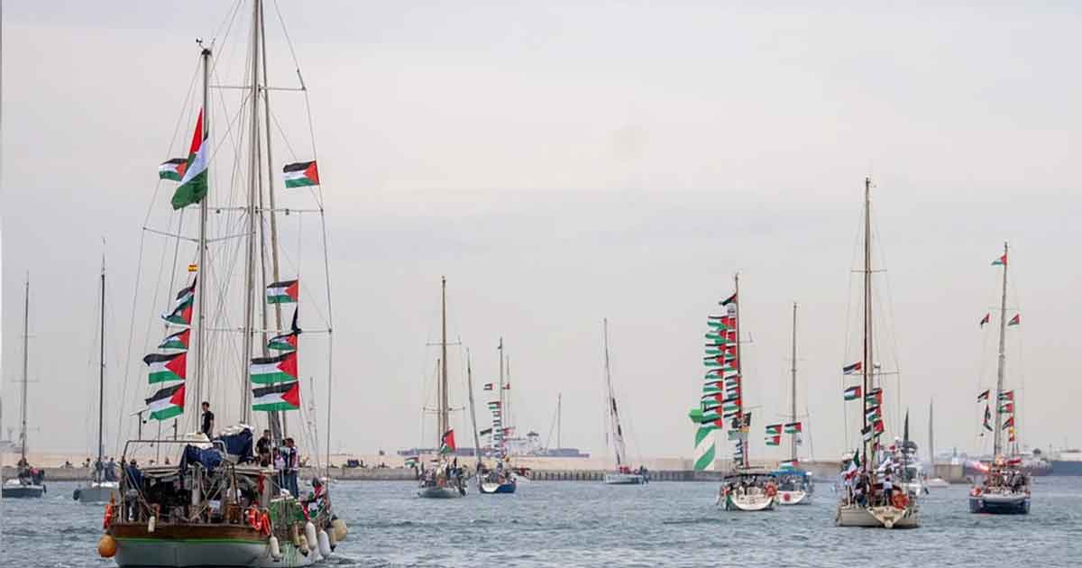 গাজামুখী ফ্লোটিলার আটক কর্মীদের গ্রিসে পাঠাবে ইসরায়েল