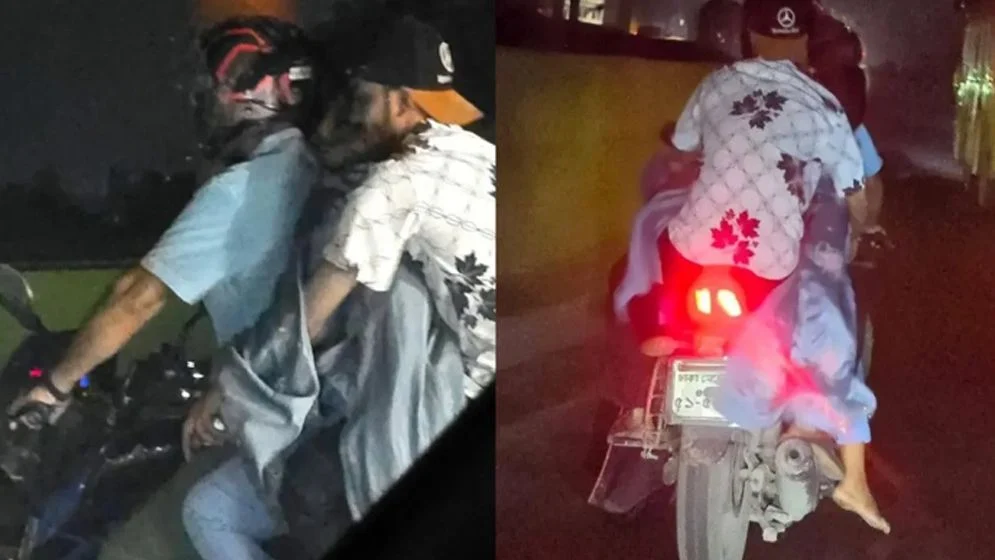 কেন রাতে বাসা থেকে বের হন বাইকে থাকা ওই তরুণী, বিপদে বাইকচালক