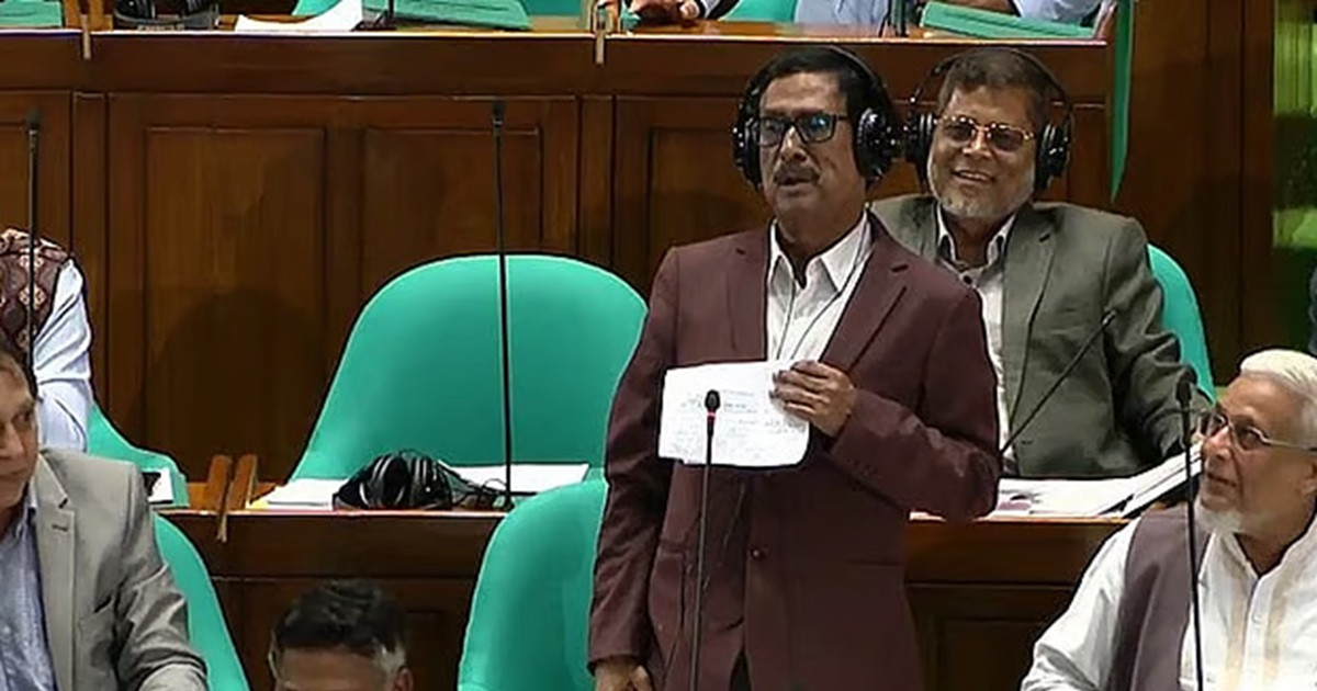 ফজলুর রহমানের বক্তব্যে উত্তপ্ত সংসদ, প্রায় ১০ মিনিট স্থবির অধিবেশন