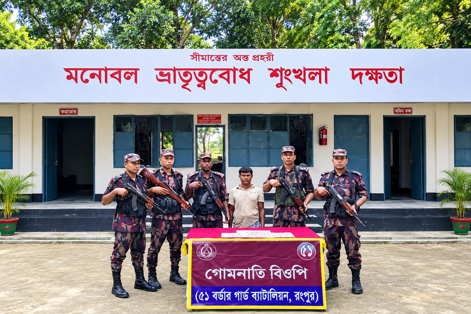 ডোমারের গোমনাতি সীমান্তে ১৫০ পিস ইয়াবাসহ আটক ১