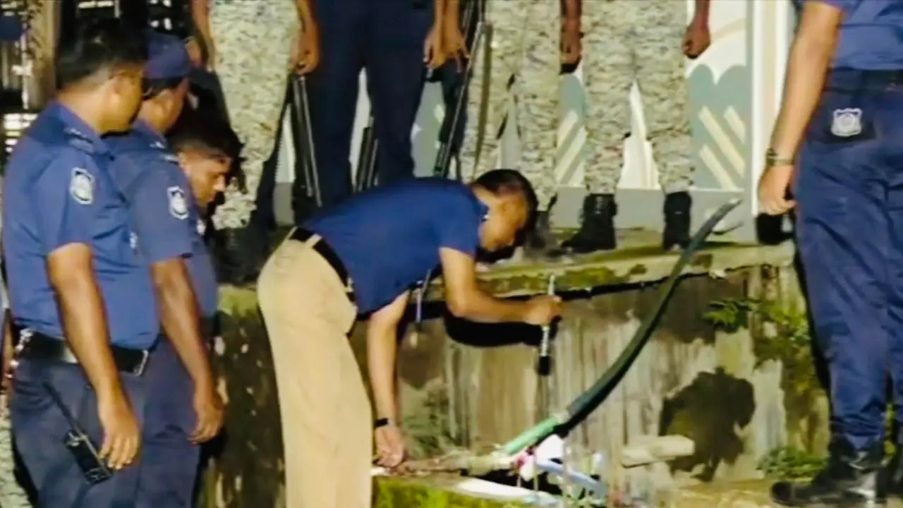 জঙ্গল সলিমপুরে পানি সরবরাহের পাইপলাইনে বিষ প্রয়োগ, পুলিশের অভিযান