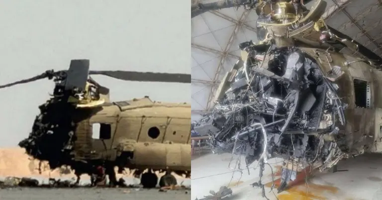 কুয়েতে হামলা: মার্কিন চিনুক হেলিকপ্টার ক্ষতিগ্রস্তের দাবি জানিয়ে ইরানের ছবি প্রকাশ
