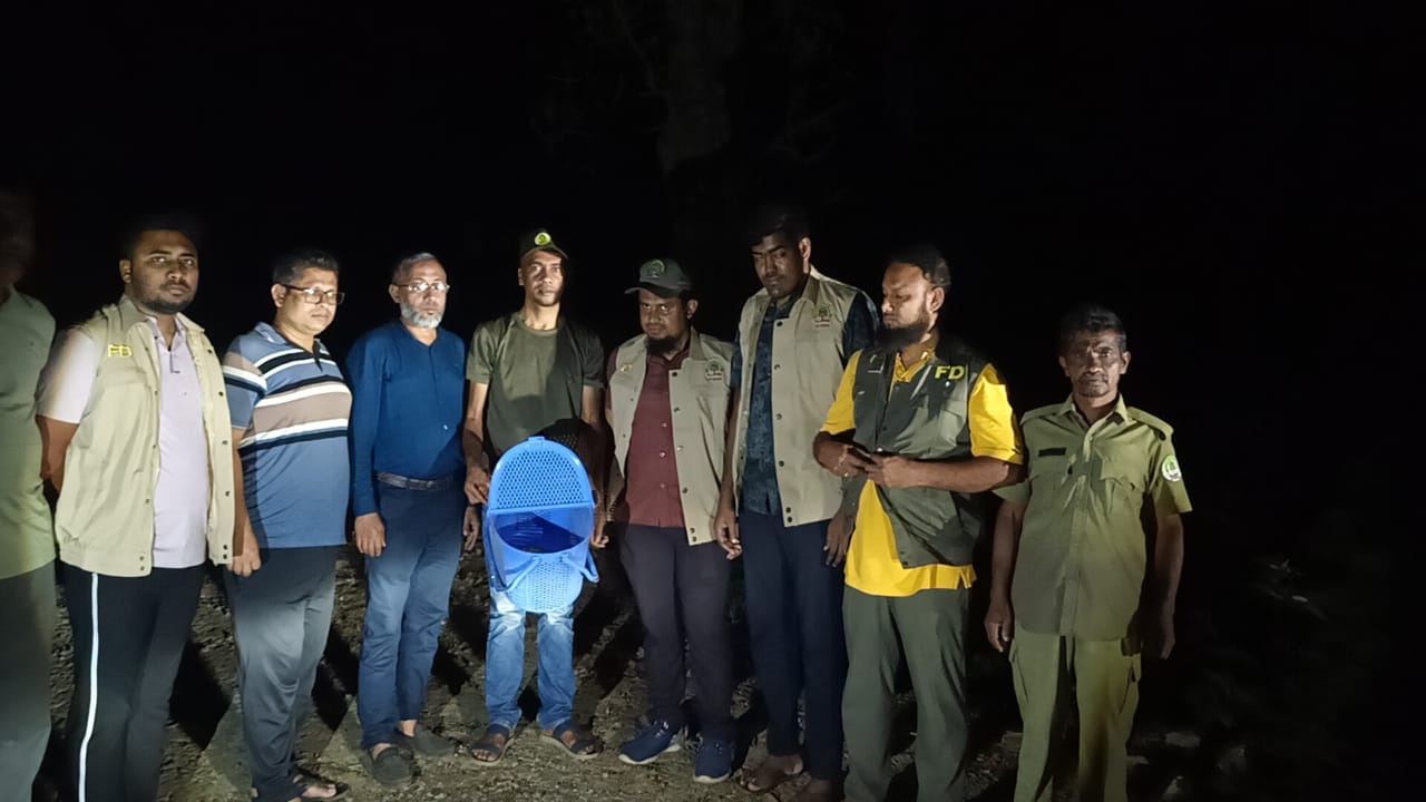 কাপ্তাই জাতীয় উদ্যানে মহাবিপন্ন লজ্জাবতী বানর অবমুক্ত