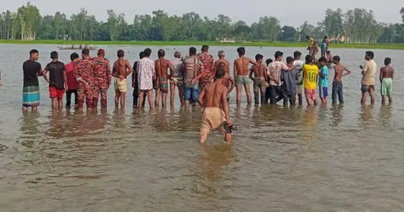 গাইবান্ধায় নৌকা থেকে পড়ে যাওয়া ছেলেকে উদ্ধার করতে গিয়ে নিখোঁজ বাবার মারদেহ উদ্ধার