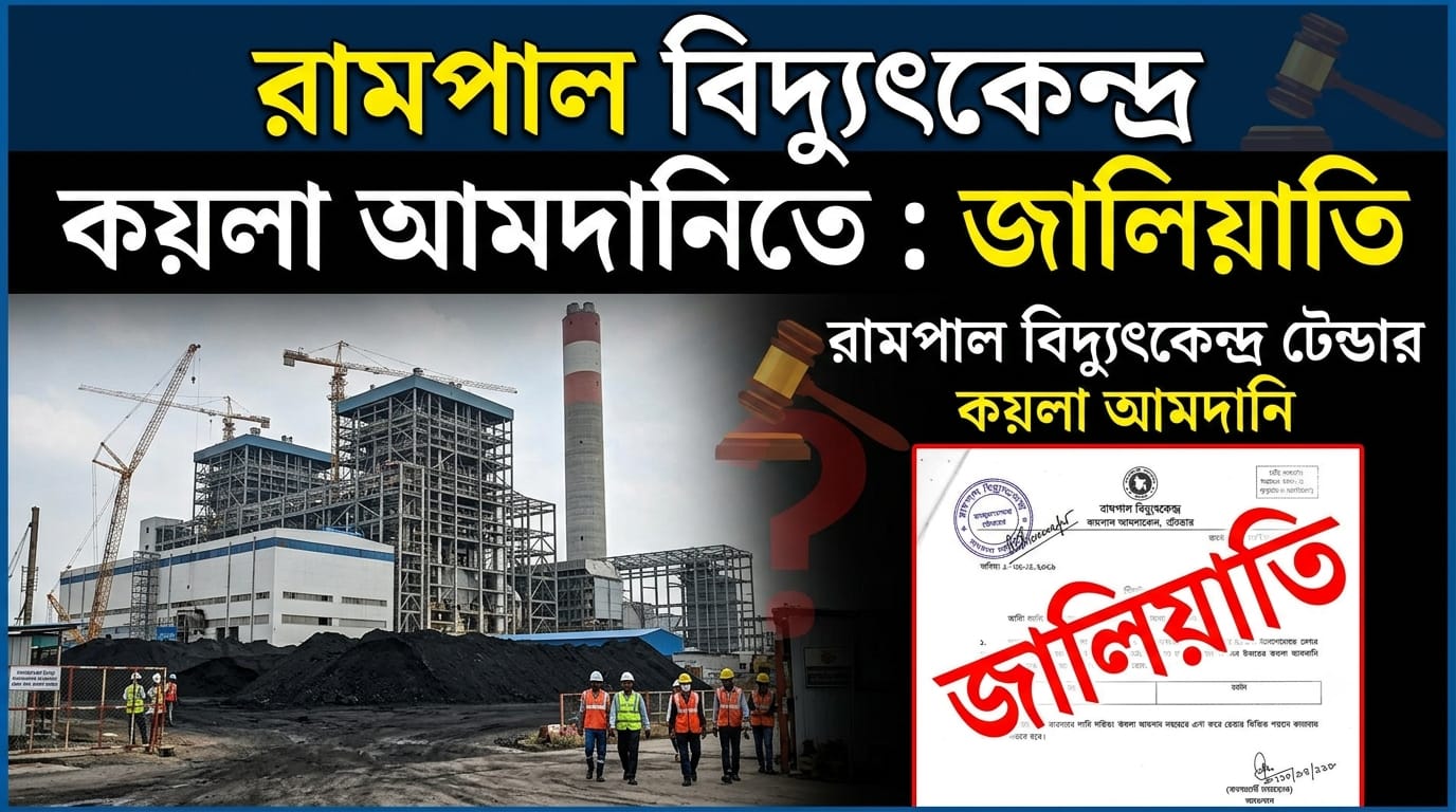 রামপাল বিদ্যুৎকেন্দ্রে কয়লা আমদানি: জালিয়াতির নথি ও অদক্ষদের কাজ দেওয়ার অপচেষ্টা
