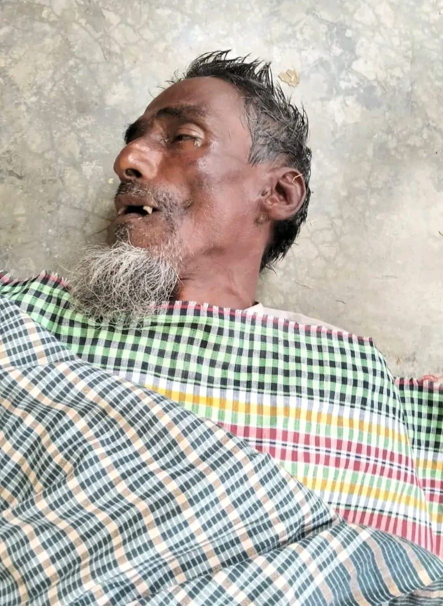 নাটোরের সিংড়ায় গামছা বিক্রি করতে এসে বৃদ্ধের মৃত্যু