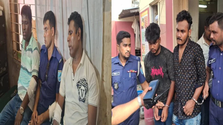 নারায়ণগঞ্জে মাদকবিরোধী অভিযানে গোলাগুলি, ৩ পুলিশ আহত