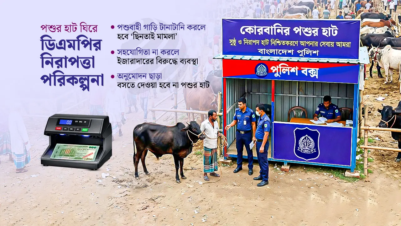 নির্ধারিত সীমানার মধ্যে হাট নিশ্চিতে ‘জিরো টলারেন্স’