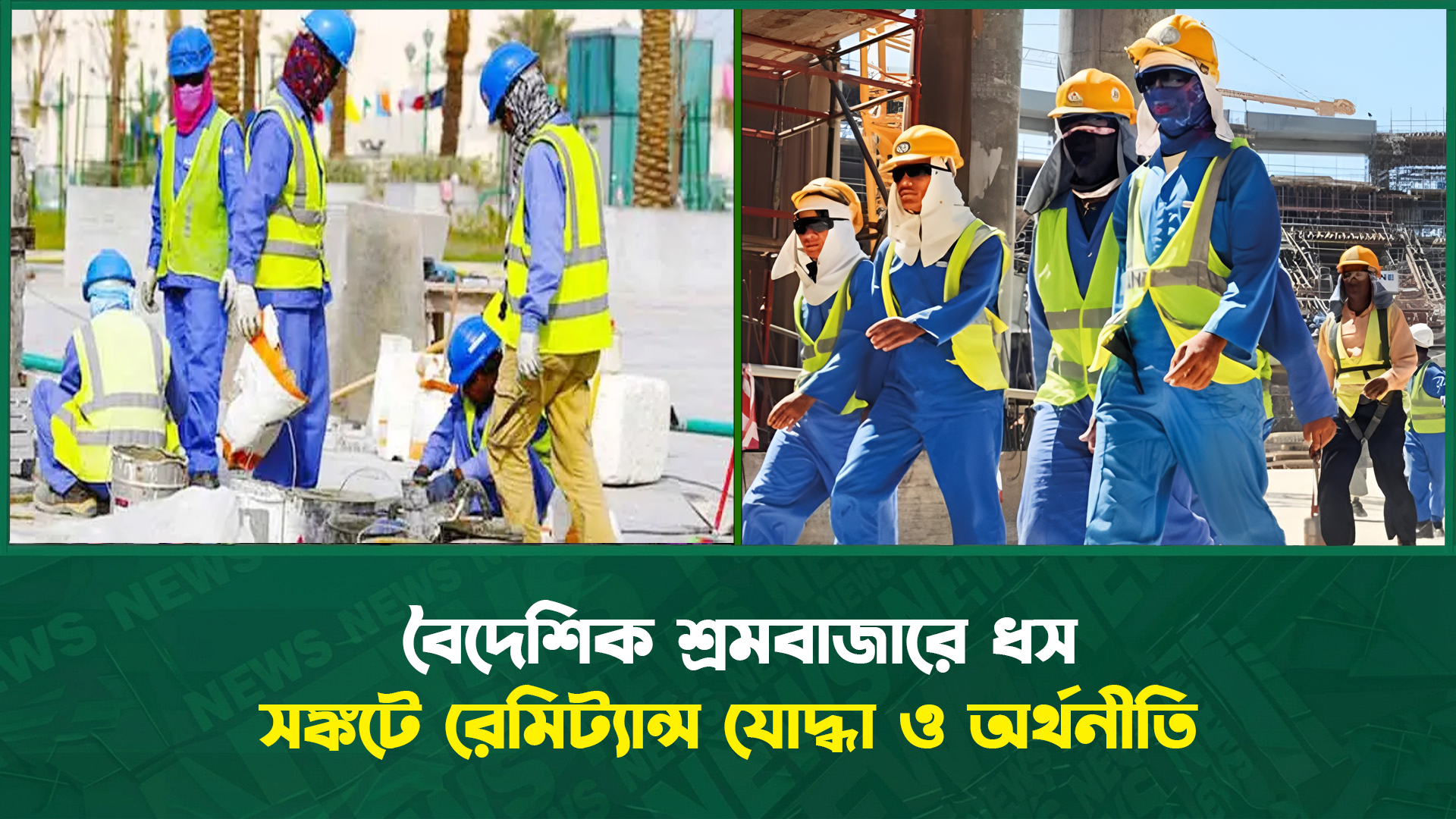 বৈদেশিক শ্রমবাজারে ধস সঙ্কটে রেমিট্যান্স যোদ্ধা ও অর্থনীতি