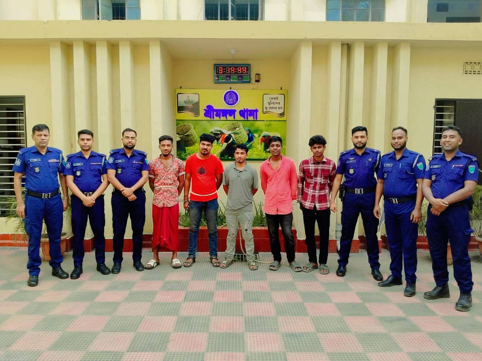 শ্রীমঙ্গলের শীর্ষ সন্ত্রাসী রুহেল ও সহযোগী রাসেদসহ ৪ জন গ্রেপ্তার