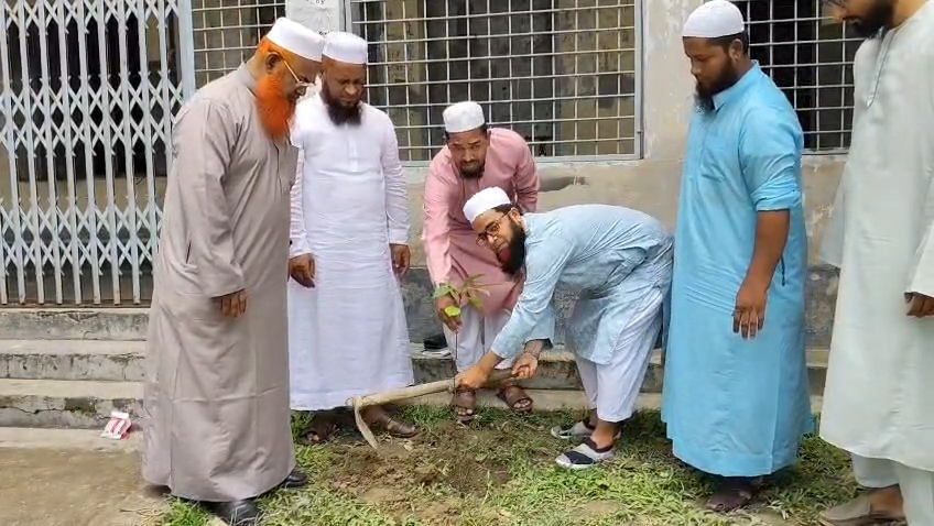 ফেনী আলিয়া মাদ্রাসায় শিক্ষার মানোন্নয়নে আলোচনা সভা ও বৃক্ষরোপণ কর্মসূচি