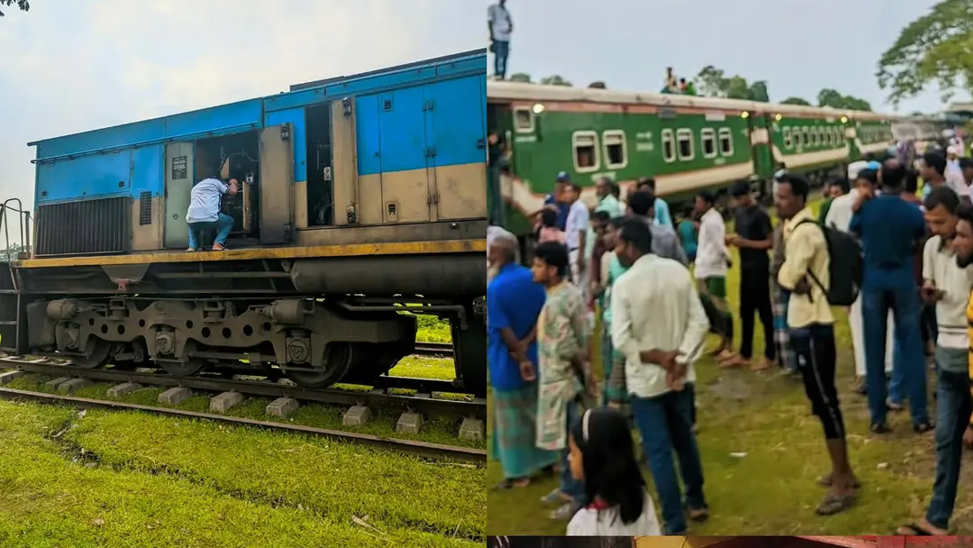 চলন্ত ট্রেনের ইঞ্জিনে আগুন, চট্টগ্রাম-ময়মনসিংহ রুটে ট্রেন চলাচল বন্ধ